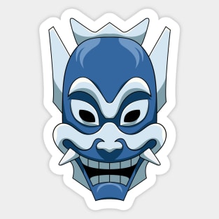 Blue Spirit Zuko Mask Sticker